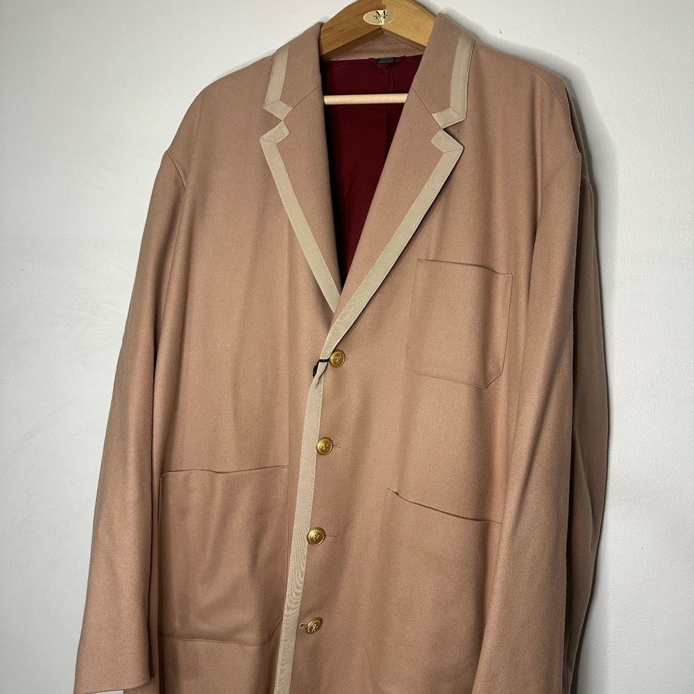 Gucci Customization/DIY Pea Coat w/ Gold Buttons